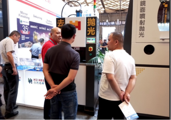 上海模具展圆满成功,希桦抛光设备实力圈粉